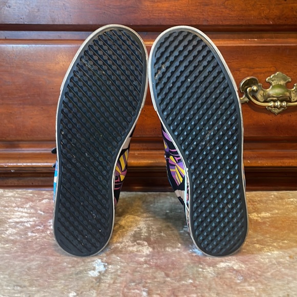 Rolland Barry x REEBOK NPC Mid Multi-Color Floral Silk Screen $200 EUC US Wmn 8 - Picture 7 of 7